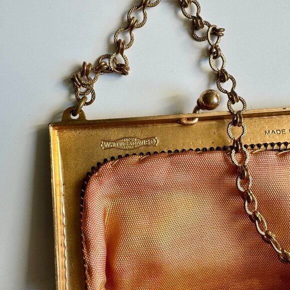 Vintage Whiting and Davis Tiny Gold Mesh Purse - Picture 5 of 7